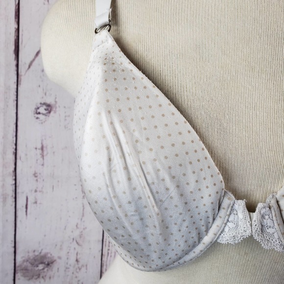 Maidenform Racerback Padded Bra Womens Size 38D Front Closure White - Picture 3 of 10